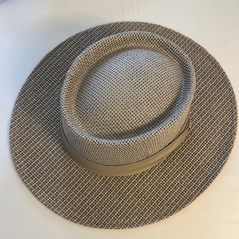Lady Hagen Gray Woven Hat